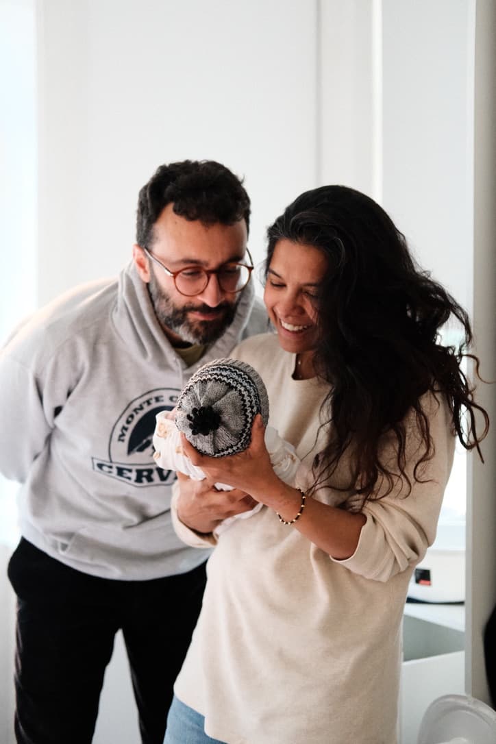 Founders with their newborn